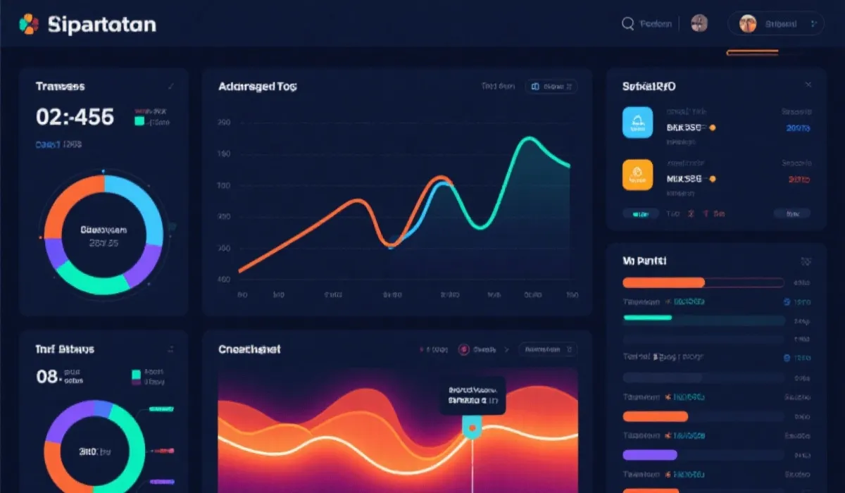 数据看板示意图